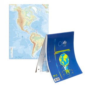 ALFA MAPAS N°3 x 40u FISICO POLITICO AMERICA